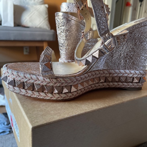 Pyraclou Espadrille Wedge Sandal CHRISTIAN LOUBOUTIN - Picture 4 of 9